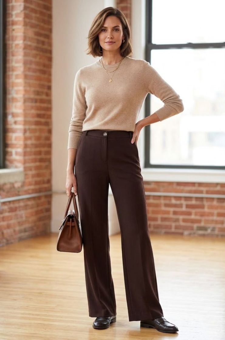 Broek SHEGOESLALA 0200 BROWN