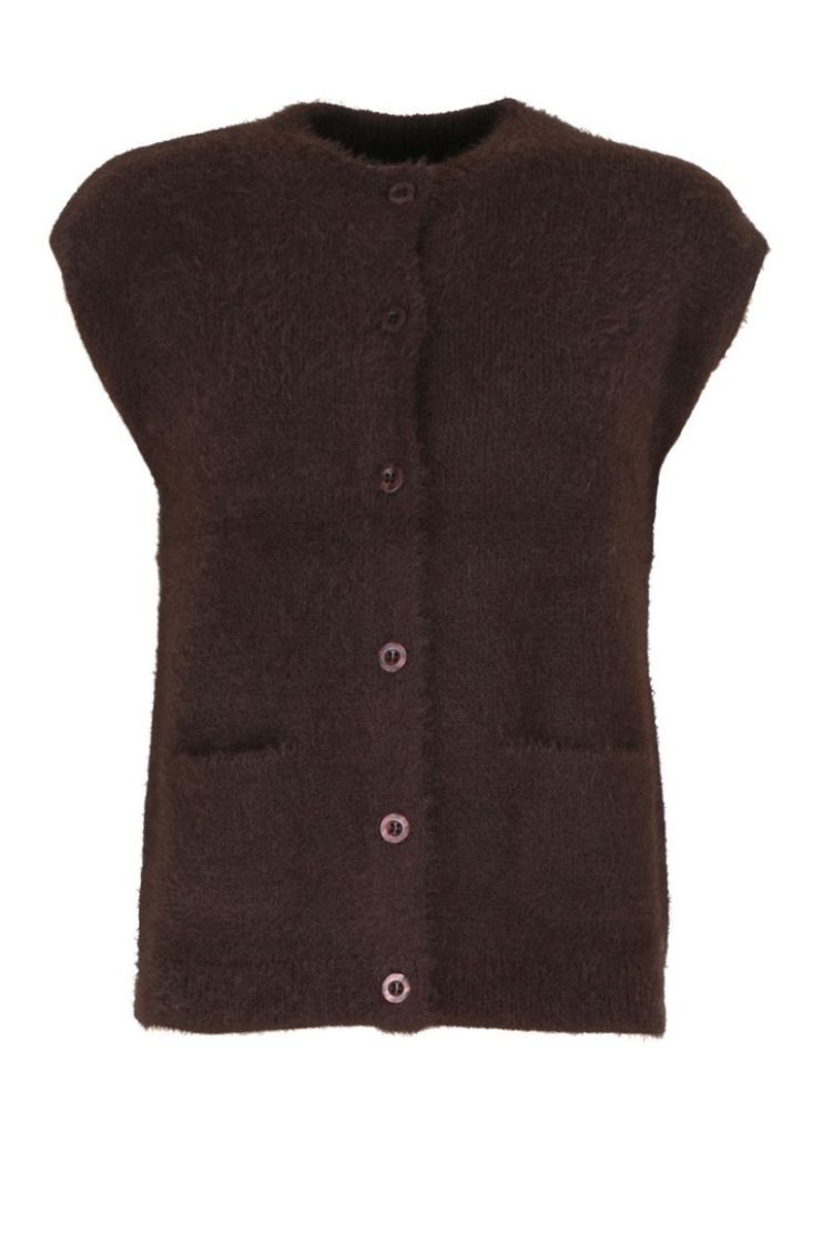 Gilet SHEGOESLALA 0200 BROWN