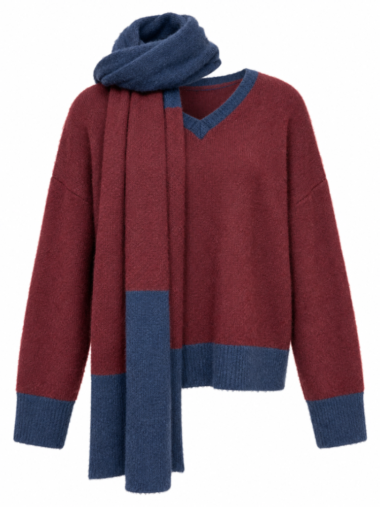 Pull SHEGOESLALA 0983 AUBERGINE