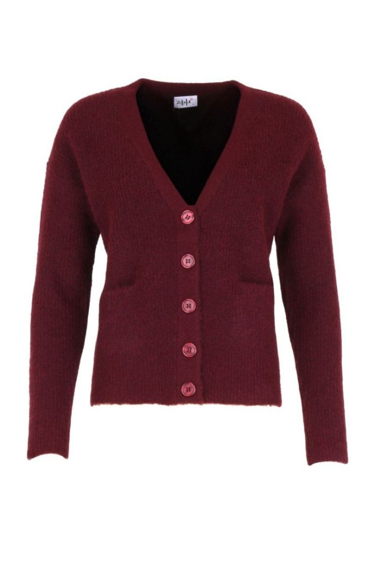 Gilet SHEGOESLALA 0983 AUBERGINE