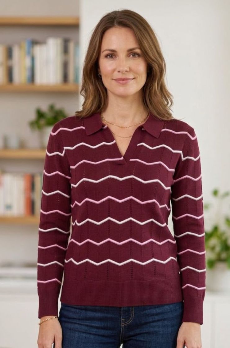 Pull SHEGOESLALA 0983 AUBERGINE