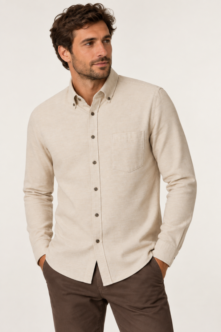 Hemd CASA MODA 600 beige