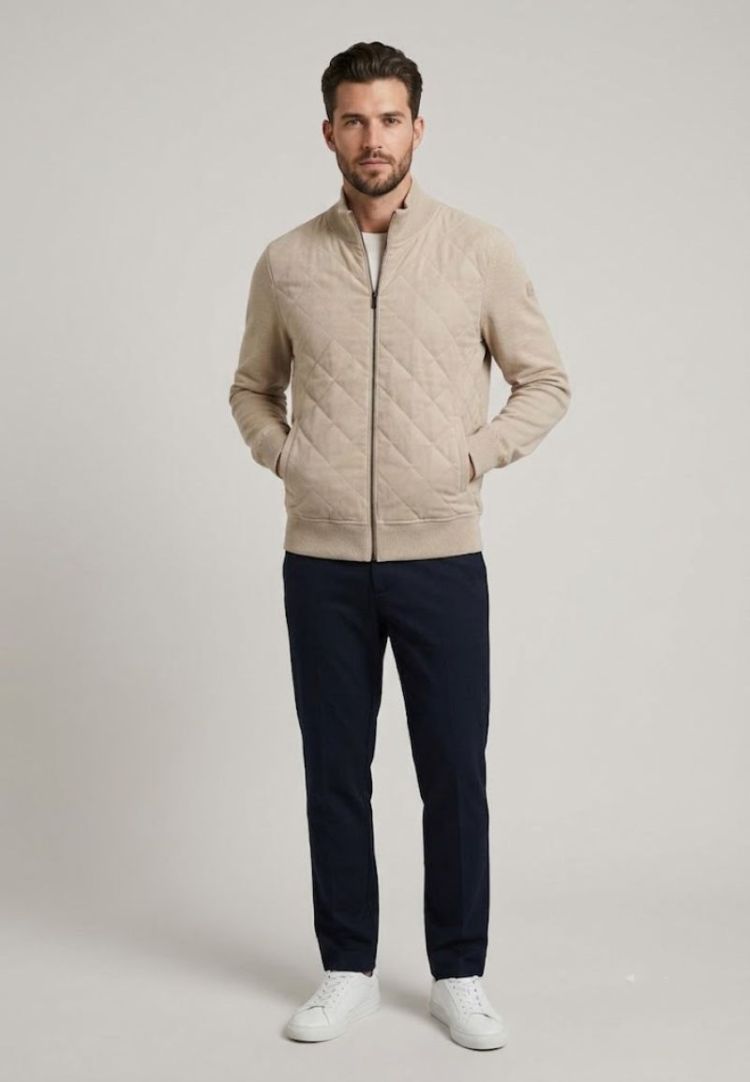 Gilet STATE OF ART 8700 taupe uni
