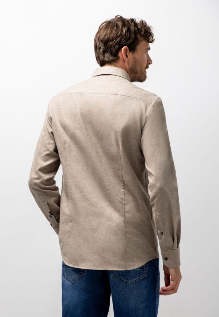 Hemd STATE OF ART 8711 taupe wit