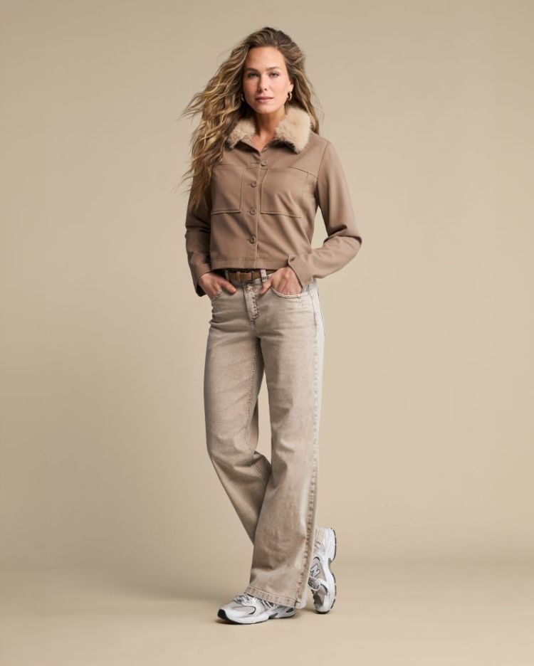 Broek RED BUTTON 418 Truffle