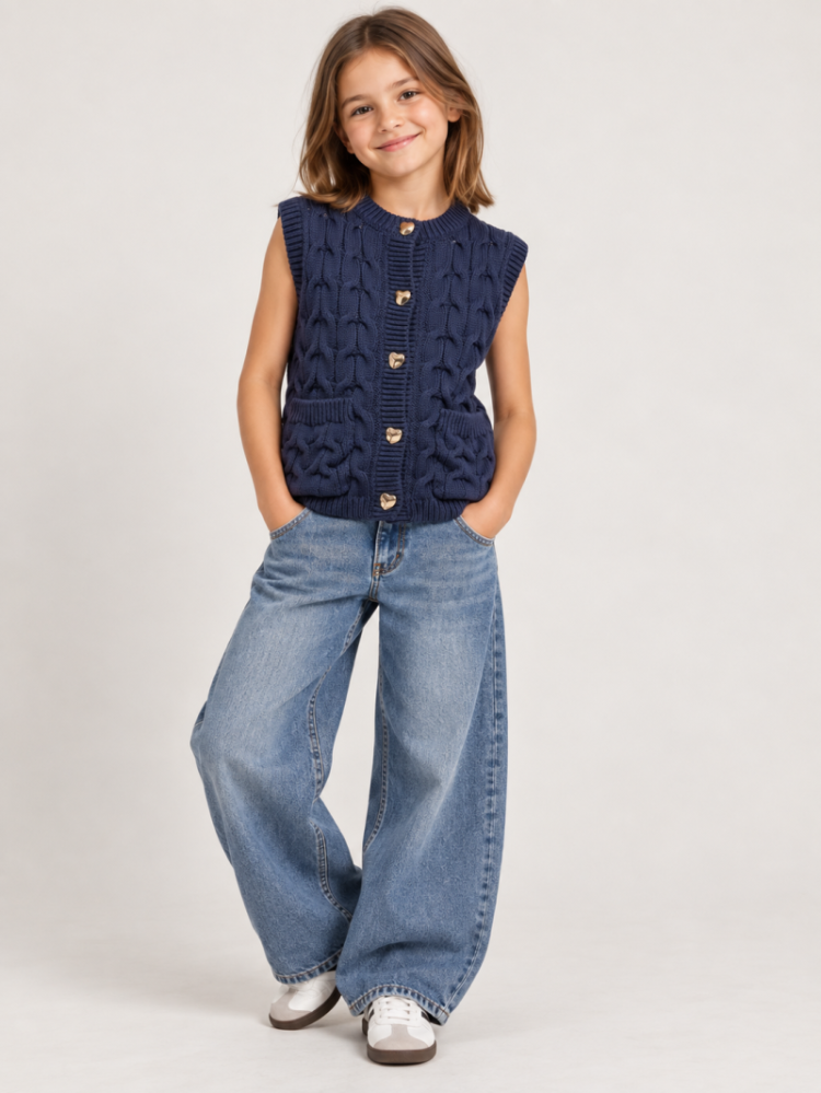Gilet ONLY KIDS 186699 Navy Bla